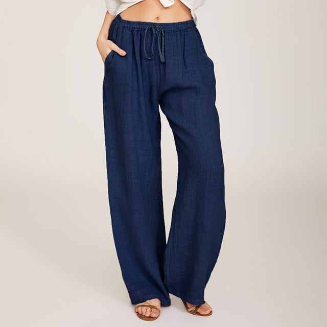 Enara - Pantalons à Cordon Confortables