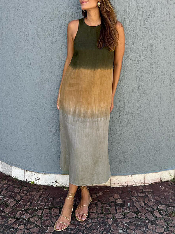 Heather - Robe Gradient Décontractée