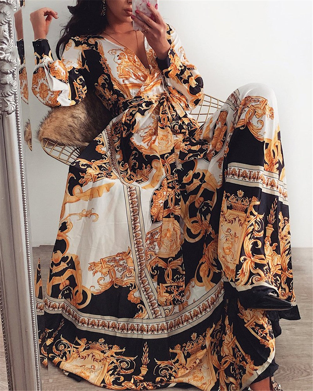 Faye - Robe Imprimée Boho