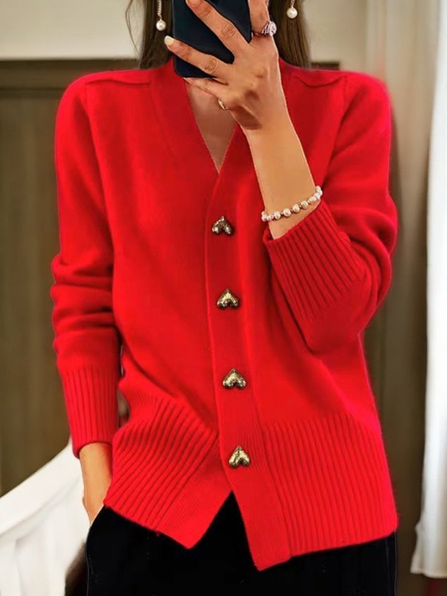 Amy | Cardigan Élégant en Maille